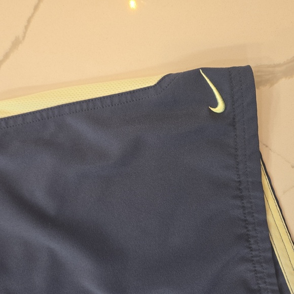 Nike Mens Drawstring Swim Trunks Blue Gray Green Size XL - Picture 4 of 9